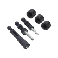 Ioensy - Juego De Almohadillas De Goma Para Cubierta De Motor De 3 Piezas 1434444 Para Ford Focus Mk2 04-11