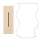 thumbnail image 3 of Espejo De Maquillaje Acrílico Irregular Espejo Decorativo Base De Madera Para Ba?o A, 3 of 5