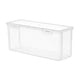 thumbnail image 1 of Caja De Pan De Plástico, Contenedor De Almacenamiento Para Bagel Transparente Para Encimera De Cocina, 30x10,5x13cm, 1 of 5