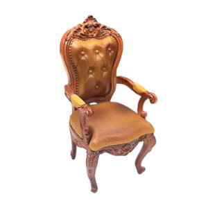 Magideal - Silla Para Casa De Muñecas, Modelo De Decoración Diy, Muebles En Miniatura Decorativos Para Casa De Muñecas, Decoración De Muebles Para Habitación, 1/ Amarillo