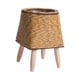 thumbnail image 1 of Cesta Tejida Soporte Para Plantas Con Patas Maceta Para Apartamento Sala De Estar Cuadrado De Marrón Claro, 1 of 3