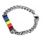 thumbnail image 1 of Joyas Arco Iris Arco Iris De Acero Inoxidable Homosexual Lesbiana Orgullo Pulsera, 1 of 2