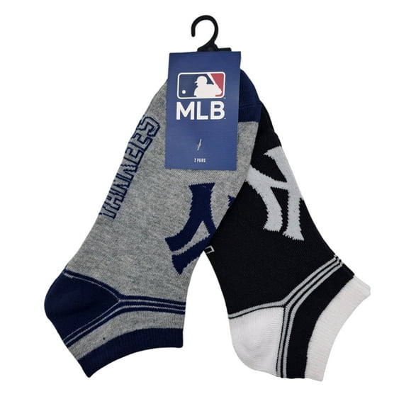 Pack x2 Calcetines MLB New York - Negro y Gris