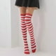 thumbnail image 4 of Bucaneras Medias Sobre La Rodilla - Tipo Panty - Rojo/Blanco, 4 of 5