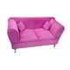 thumbnail image 4 of 1/6 Casa De Muñecas Sofá Dormitorio Decoración Joyería Caja De Almacenamiento Para 12 "Dol Accesorio Sofá De Dos Personas, 4 of 5