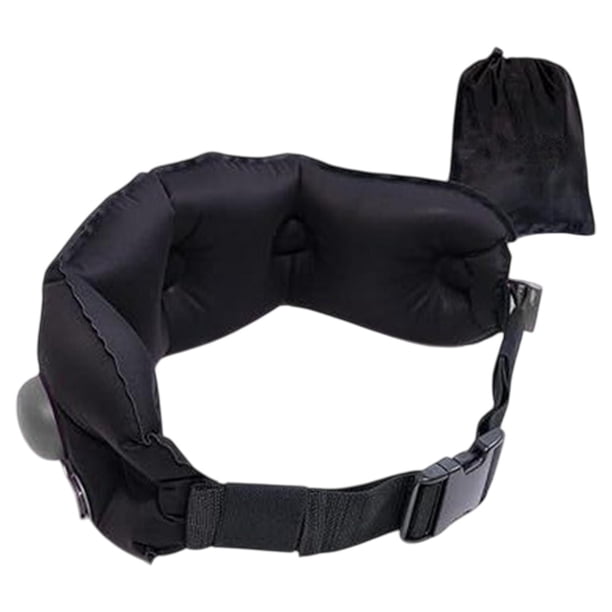 Almohada De Viaje Para Avión Almohada De Cuello De Regalo Liviano Para El Tren De La Oficina Del Automóvil Negro