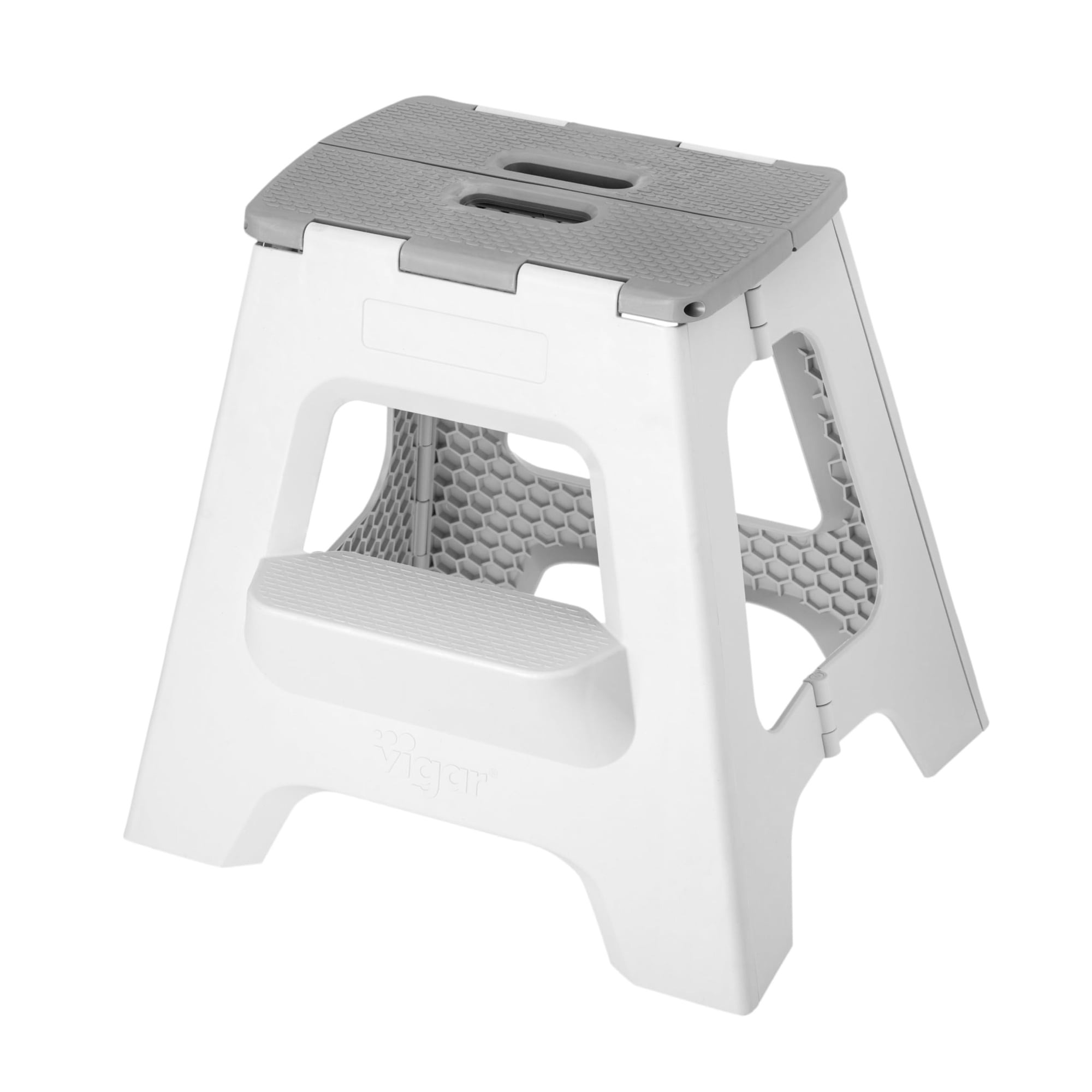 Taburete Vigar Compact Plegable De 2 Escalones Para Adultos, 150 Kg