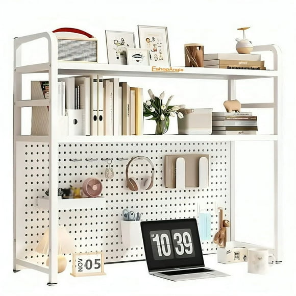 Rack Estante Organizador De Escritorio 2 Niveles 75x98x20