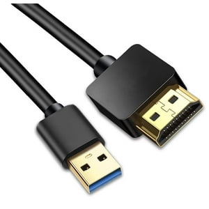 Akwor - Cable Adaptador Usb A Hdmi 4K Hd Para Pantalla De Monitor