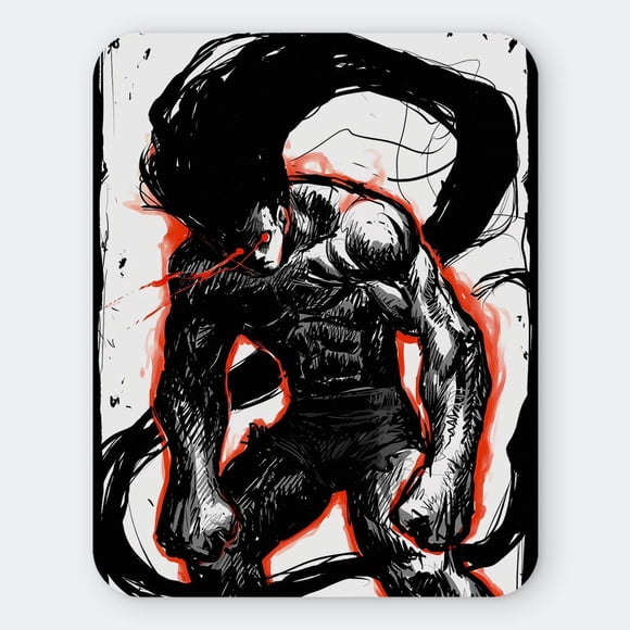 Mousepad 20x24 Cm - Diseño Gon Adult Black Sketch Rage