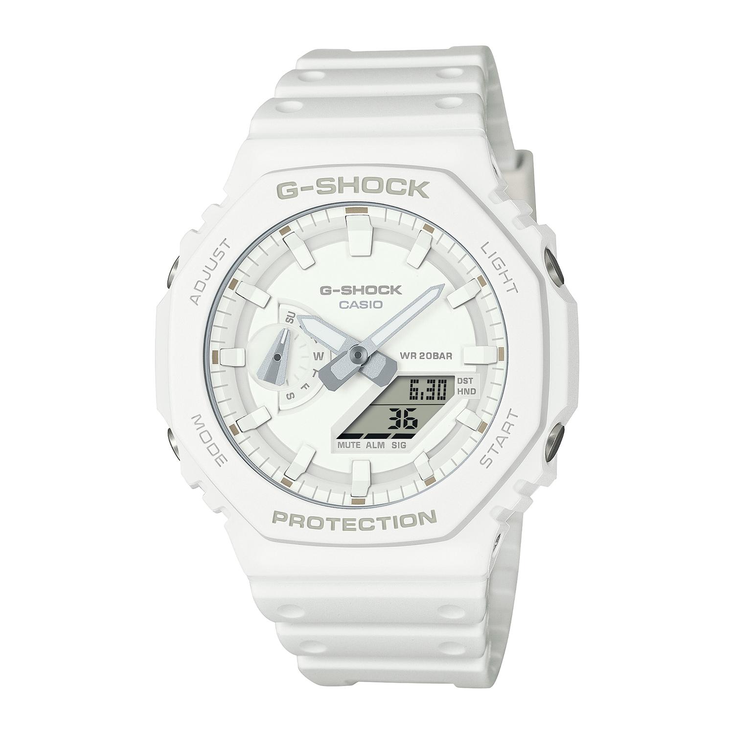 Reloj Hombre G-Shock Ga-2100-7A7Dr Blanco 48,5×45,4×11,8Mm