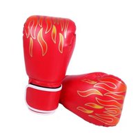 Ioensy - Guantes Boxeo, Manopla Entrenamiento Lucha Profesional, Manopla Saco Boxeo Niña Rojo Adulto