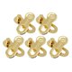 thumbnail image 3 of Conector De Cadena De Bicicleta De Acero De 5 Pares Conector De Cadena De Cadena De 12 Velocidades Dorado, 3 of 5