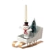thumbnail image 4 of Adorno De Trineo, Accesorios Para Fotos, Colgante De árbol De Navidad Para Oficina, Estantería, Escritorio, Blanco, 4 of 5