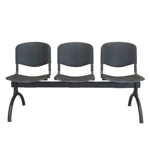 Agm - Banqueta Iso Luna 3 Pp Negro Negro
