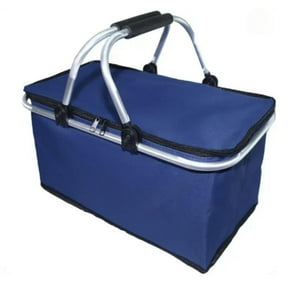 Auckland Outdoor - Bolso Termico Plegable Azul Marino Cooler Canasta Picnic Azul