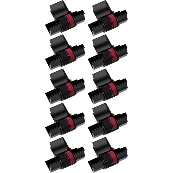 Cinta Calculadora Hehua IR40T Pack 10 Negro Rojo Compatible