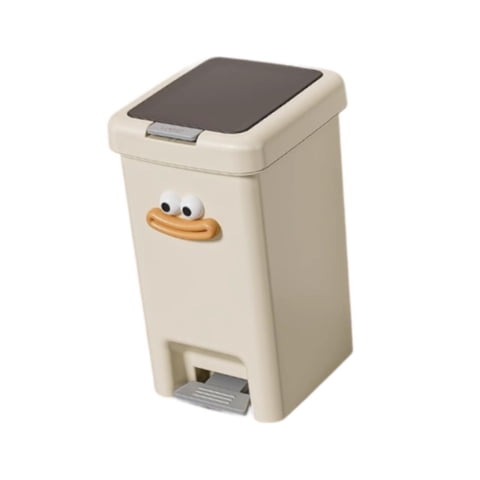 Magideal - Contenedor De Basura, Bote De Basura Con Pedal Para Cocina Con Tapas Tipo Prensa, Bote De Basura Con Pedal, Cesto Para Basura De Cocina Para La 20 Litros