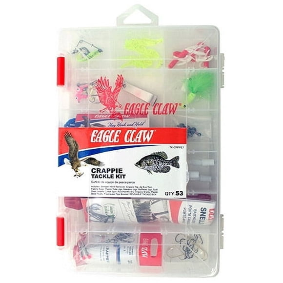 Kit de Pesca Eagle Claw Crappie 53 Piezas Agua Dulce