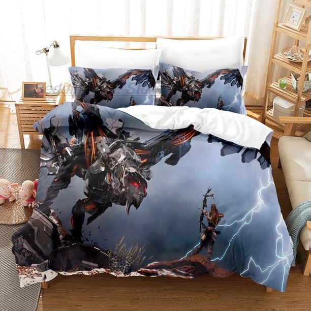 Horizon Zero Dawn Bedding Set Bed Set Aldult Kid Bedroom Duvetcover Sets bed sheet set
