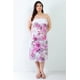 thumbnail image 2 of Vestido Midi Sin Mangas Con Estampado De Flores Rosas, 2 of 5