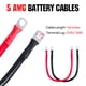 thumbnail image 3 of Cable de batería ECO-WORTHY 5AWG 36 cm con terminales M6, 3 of 9