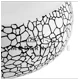 thumbnail image 3 of Lavamanos Sobreponer Loza Redondo, 40x40x15.5 cm Blanco y Negro, 3 of 4