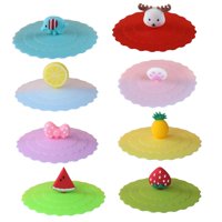 Bothyi - 8X Tapas De Silicona Para Taza, Tapa Para Taza De Café, Tapa Para Taza De Bebida, Sello Hermético Para El Hogar