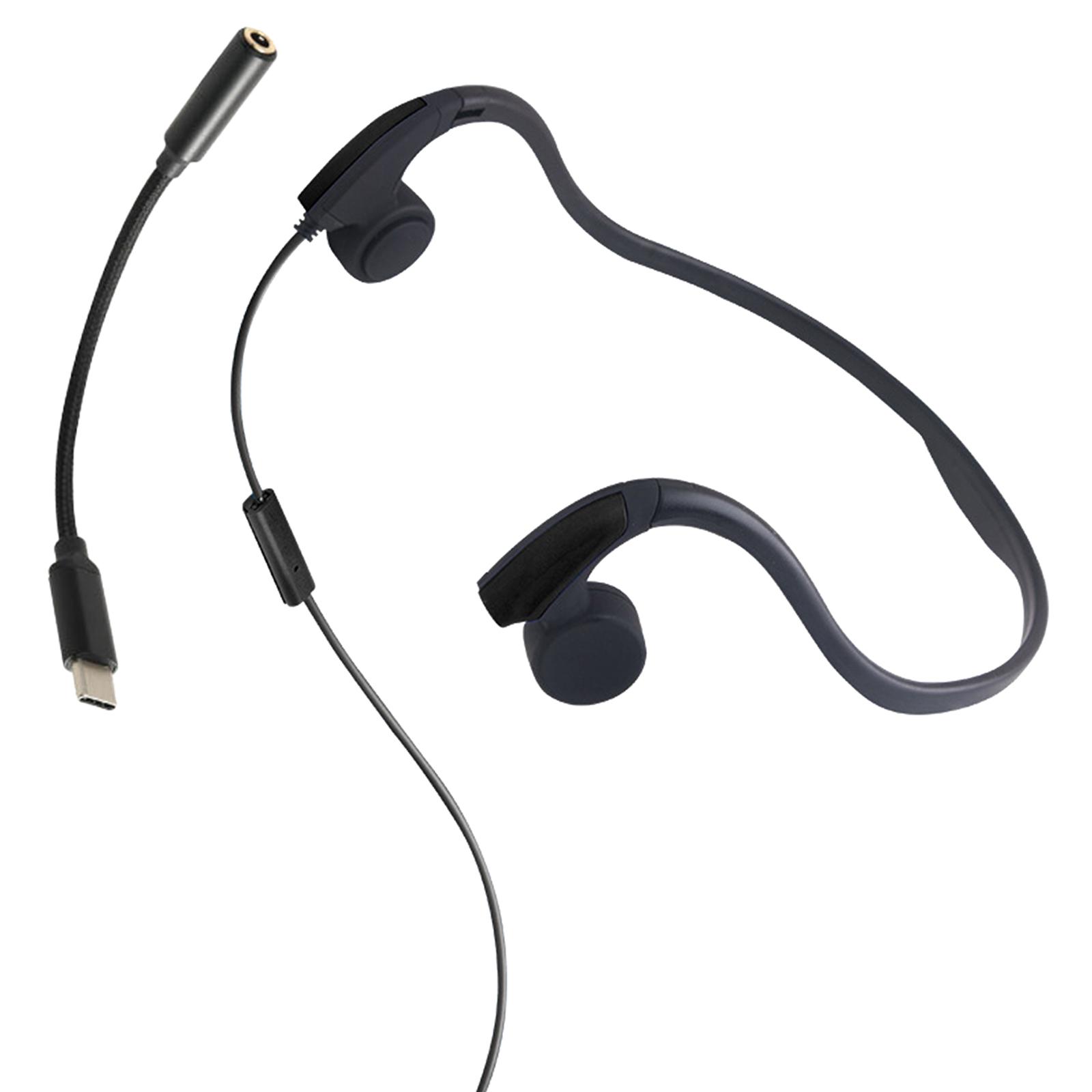Bothyi - Micrófono Banda Para El Cuello Auricular Control De Voz Para Correr Deportes Tabletas