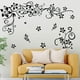 thumbnail image 1 of Black Butterfly Wall Stickers, Removable Wall Stickers For Living Room, Bedroom, TV Background Wall Decals, 1 of 4