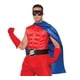 thumbnail image 1 of Disfraz Cape Rubies para adultos Forum Hero, color azul, talla única, 1 of 1