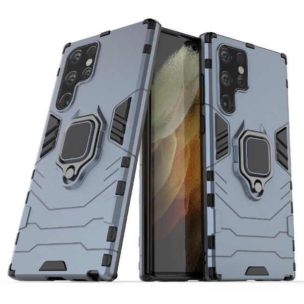 FOXDOCK Funda Antigolpes para Samsung Galaxy S22 ULTRA 5G – Protección Total con Soporte y Diseño Robusto