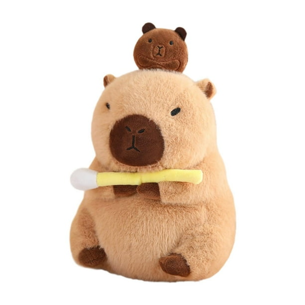 Lindo capibara Animal relleno muñeco de capibara de peluche decoración de la habitación de los niños juguete de peluche de capibara juguete de peluche 30 centimetros