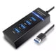 thumbnail image 3 of Adaptador HUB USB 3.0 4 Puertos Luz Indicadora Negro HB30N, 3 of 4