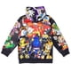 thumbnail image 5 of Sudadera con capucha SEGA Sonic the Hedgehog para niños de 14 a 16 años, color negro, 5 of 6