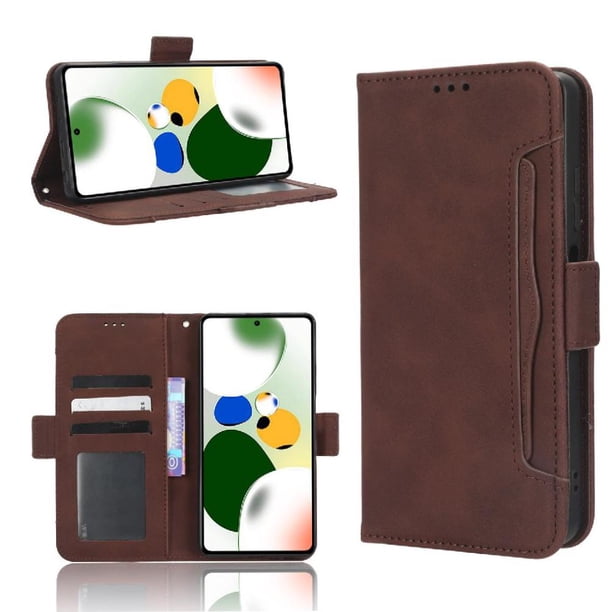 Funda Cartera Magnética para Xiaomi Poco X5 Pro- Tarjetero Desmontable, Cuero PU, Soporte