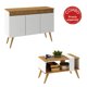 thumbnail image 1 of Set Living Rb03-Rm01 Buffet 3 Puertas + Mesa Centro Blanco Nogal, 1 of 6