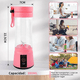 thumbnail image 1 of Vaso Licuadora Portátil Usb Recargable De 380ml, 1 of 4