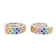 thumbnail image 1 of Aros Argollas Pride, Circonitas De Colores, Plata 925, 1 of 5