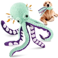 Juguete De Peluche Para Perros Fuufome Octopus Para Perros Pequeños, Medianos Y Grandes