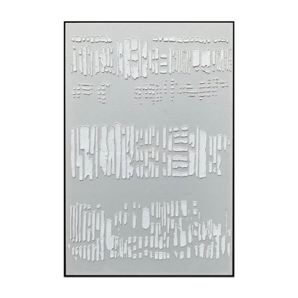 Cuadro Decorativo Abstracto Pintado a Mano Mantra Geométrica 80x120