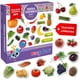 thumbnail image 1 of Set Magdum de 50 piezas con imanes decorativos de frutas y verduras para niños, 1 of 9