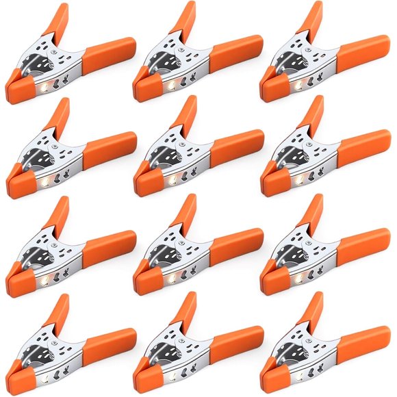 HORUSDY 12 Pack de prensas de resorte metálicas de 6 pulgadas