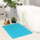 thumbnail image 3 of REGALWOVEN Alfombrillas Reversibles de Algodón Lavables Estilo Spa Alfombras de Piso para Baño Gruesas Suaves Absorbentes de Agua Secado Rápido Azul 18" x 30", 3 of 7