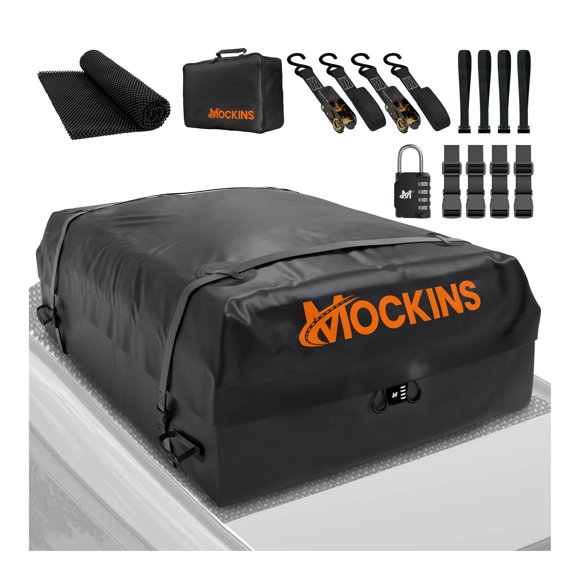 Bolsa de carga para techo Mockins 76 L impermeable 152 × 110 × 43 cm