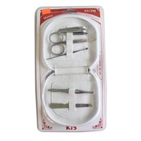 Kiss - Set De Manicure Blanco, 5 Piezas. Kis