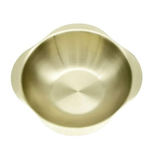 Genérico - Cuenco Para Mezclar De 16,5 Cm, Cuenco Bibimbap Reutilizable Para Frigorífico, Helado, Cocina, Dorado