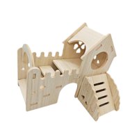 Magideal - Ocultación De La Casa Cabaña Pequeña Actividad De Mascotas Juguetes Divertidos Accesorios De Jaula Decoración Del Hábitat Para Hámster Ratón De Rata D