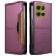 thumbnail image 1 of Funda Billetera para [Motorola Moto G86/G86 Power] Tarjetero Magnético Soporte Morado, 1 of 6