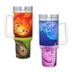 thumbnail image 4 of Elemental Vaso aislado de acero inoxidable con asa, diseño temático, regalo para familia, amigos y fans; incluye pajita y encaja en el portavasos estándar, 40 oz, 4 of 6